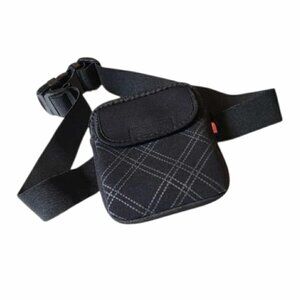 My Tagalongs Plaid Fanny Pack with Elastic Band Black